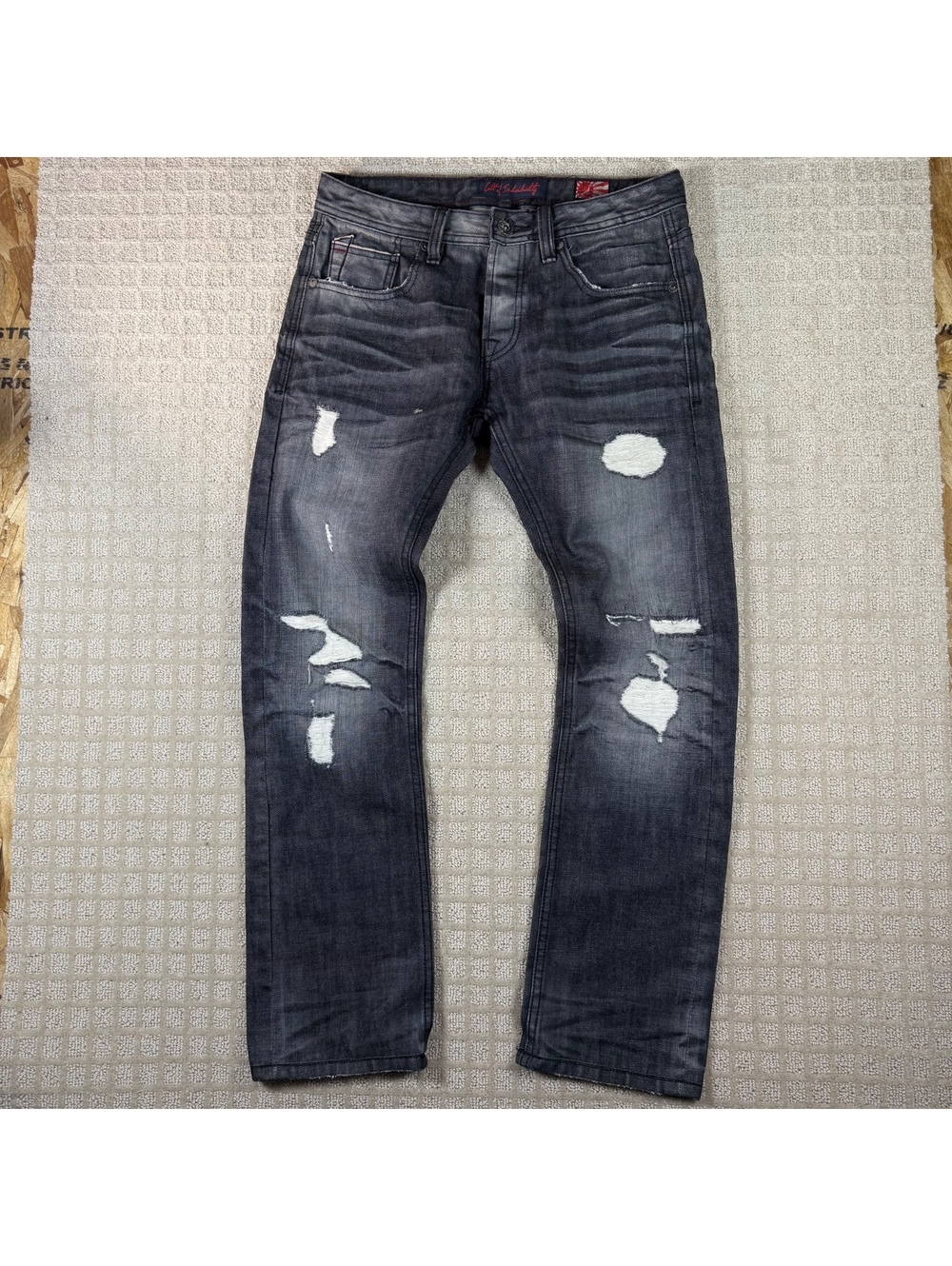 Cult of Individuality Selvedge Jeans Mens 32x31 Gray